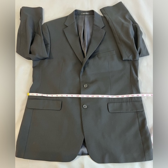Lauren Ralph Lauren LRL 100% Wool 2 Button Blazer Sport Coat Jacket 44 R - Picture 11 of 13